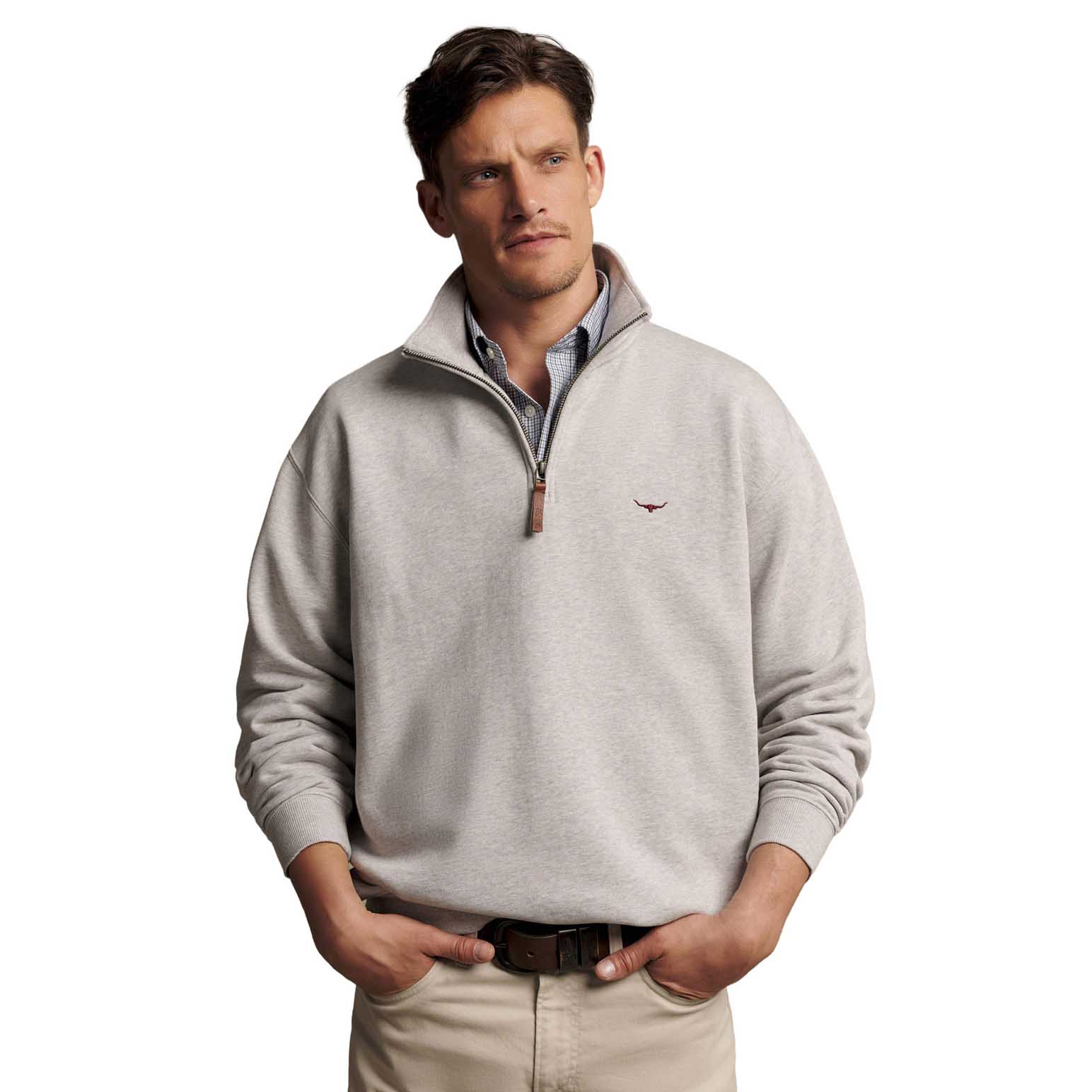 R.M. Williams Mulyungarie Quarter Zip Sweatshirt